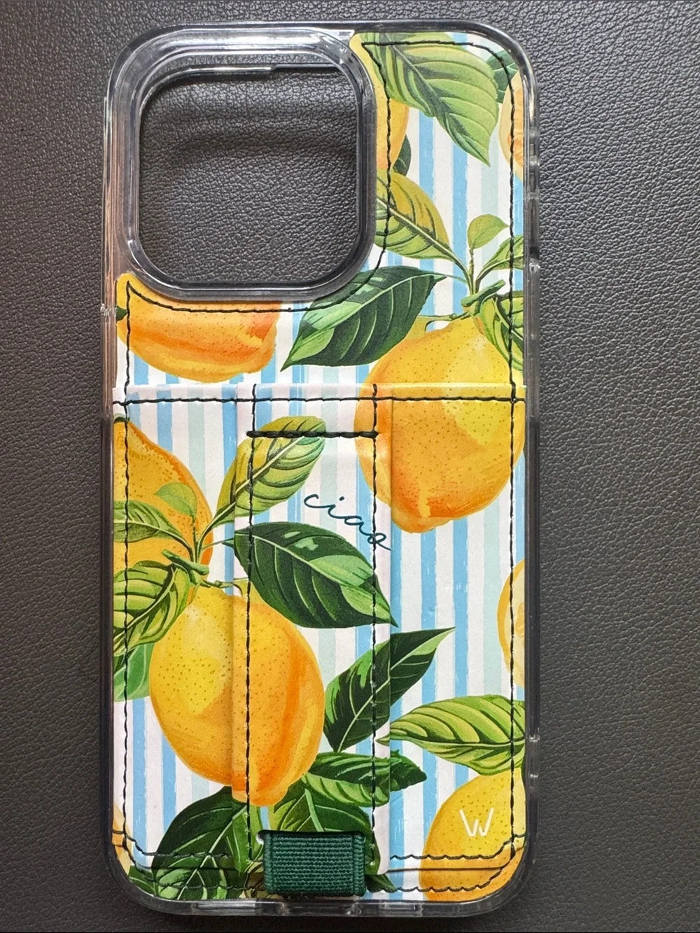 Walli iPhone 15 Pro cases  Pink floral lightly used Lemon barely used